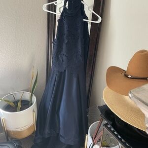 Nicole Miller Midnight Blue Formal Dress